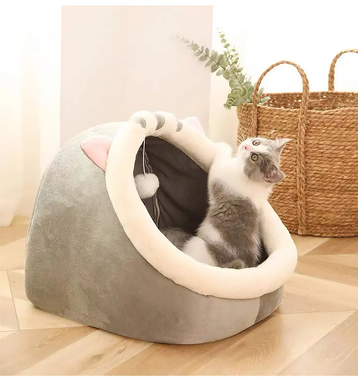 Panier pour gros chat en design de chat Pour toi Mon chat