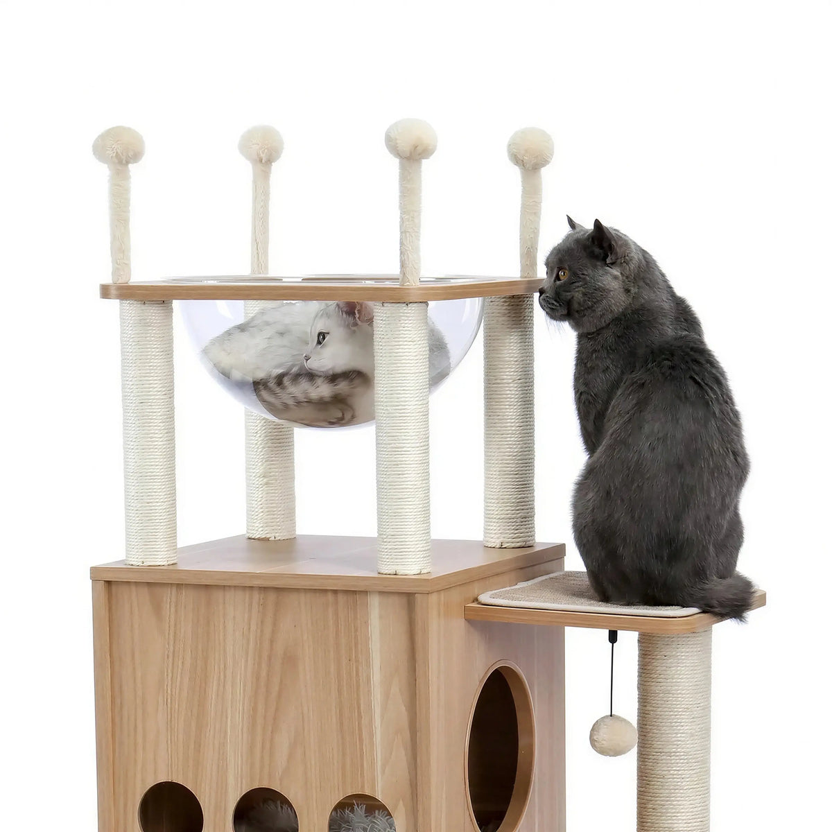 Arbre à chat XXL en sisal à plusieurs niveaux Pour toi Mon chat