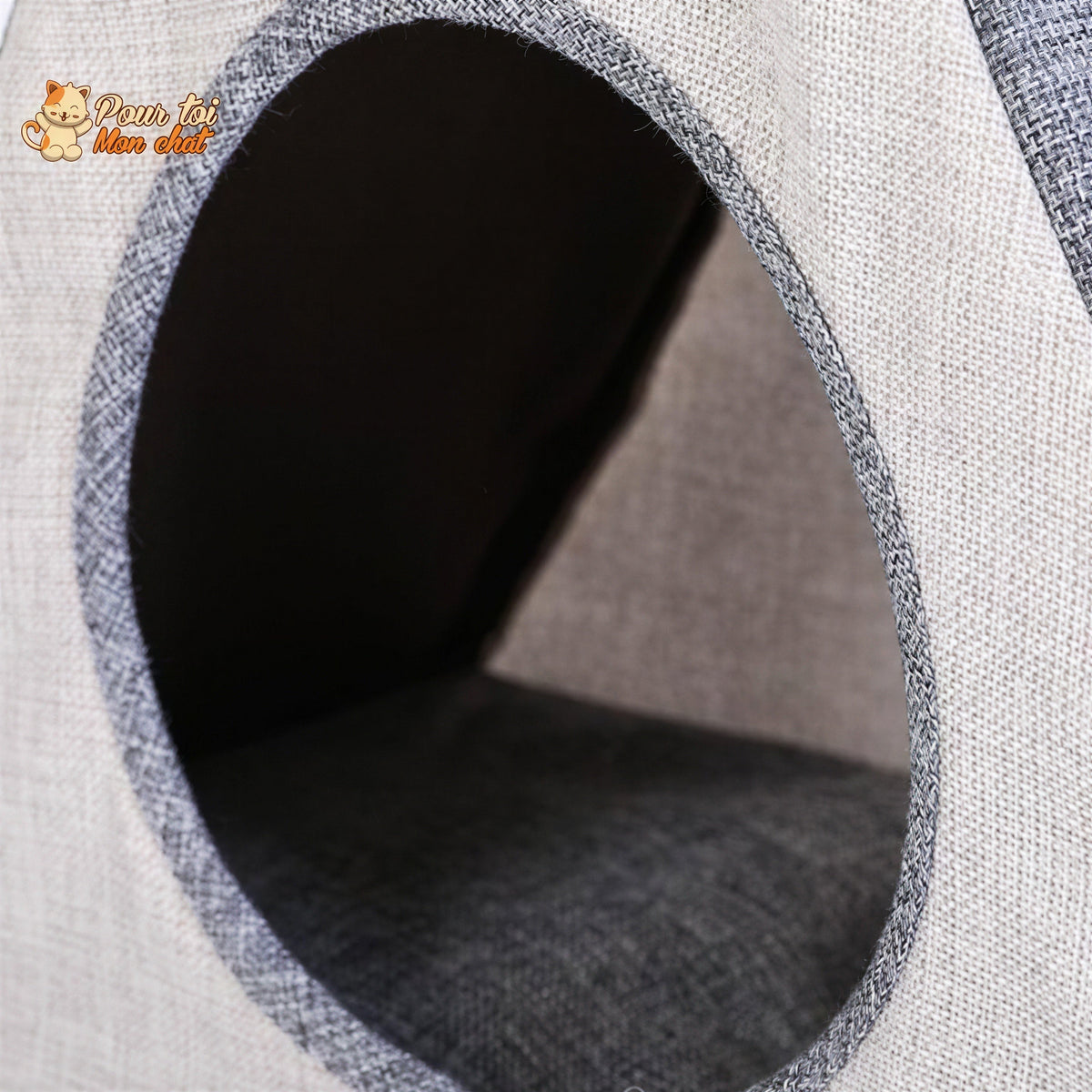 Niche pour Chat avec Grattoir - Crazybed™ Pour toi Mon chat