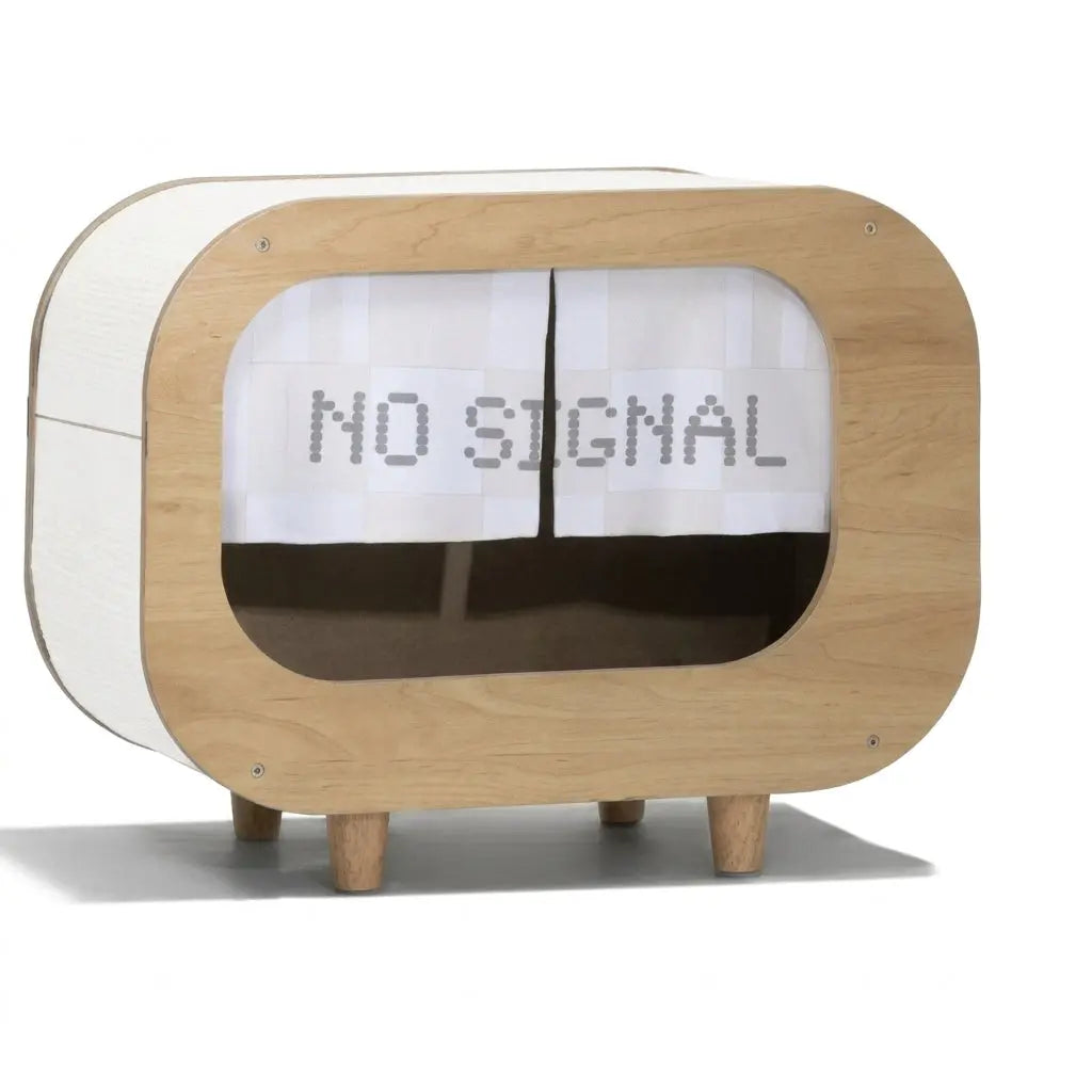 CABANE, LIT, MAISON - POUR CHAT MODERNE EN BOIS - TheRadioChat™ Pour toi Mon chat