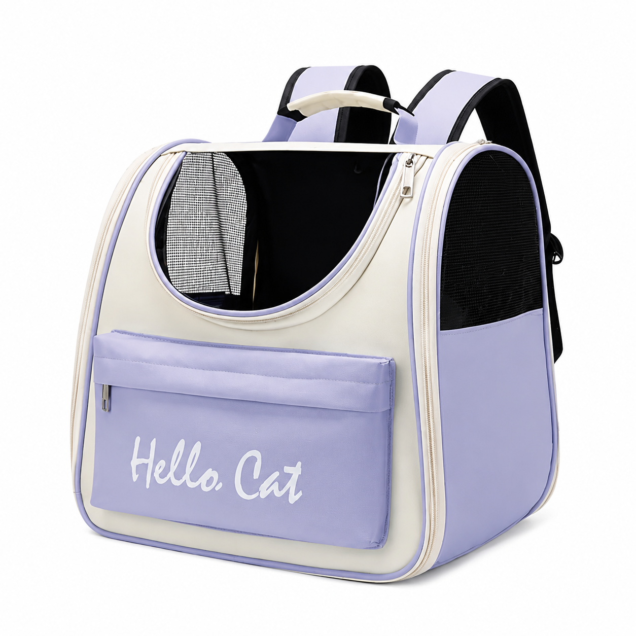 Sac de transport respirant pour chat Pour toi Mon chat