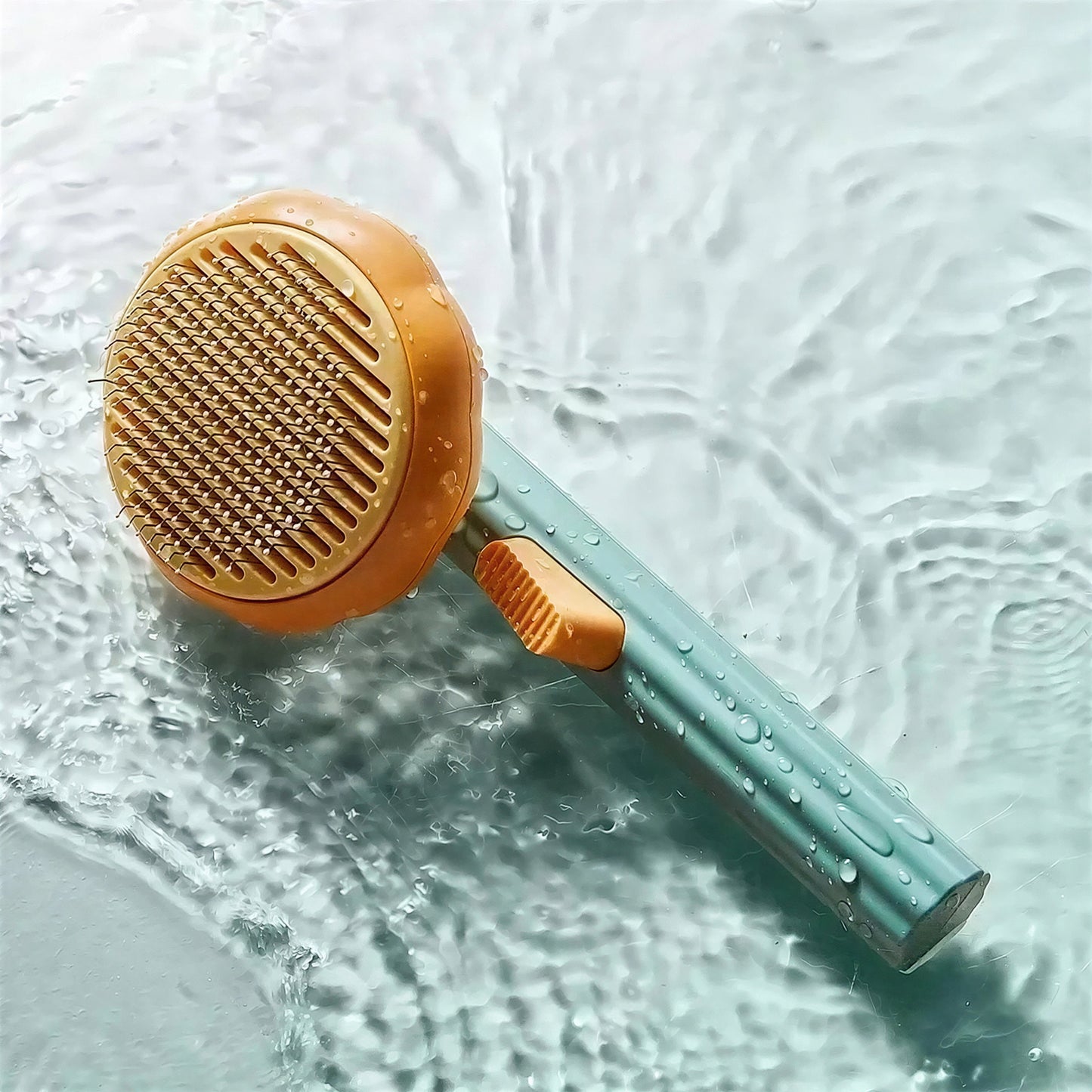Brosse Chat Poil Long avec Bouton Autonettoyant - vue 4