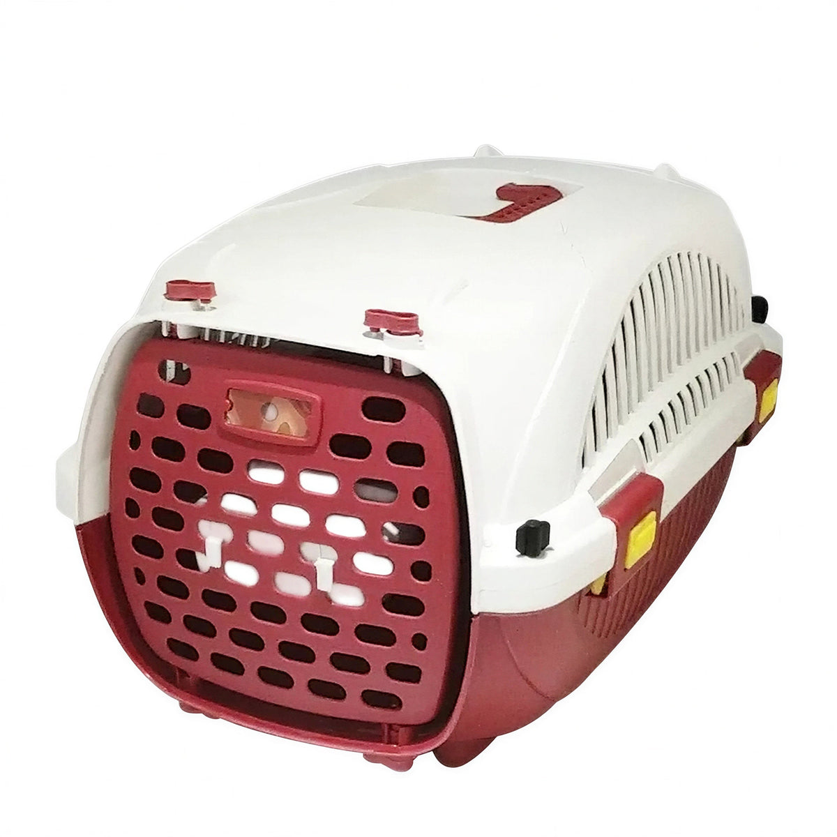 Boite de transport aérée et respirante en plastique avec poignée pour chat Pour toi Mon chat