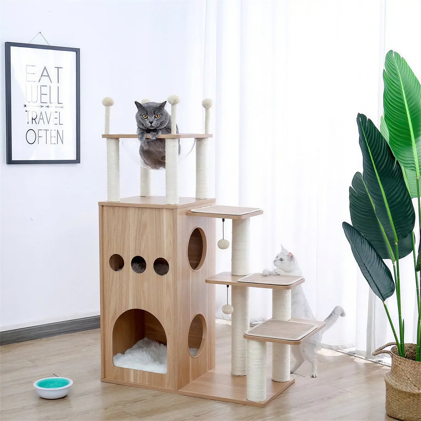 Tour d'arbre à chat moderne pour Main coon Pour toi Mon chat