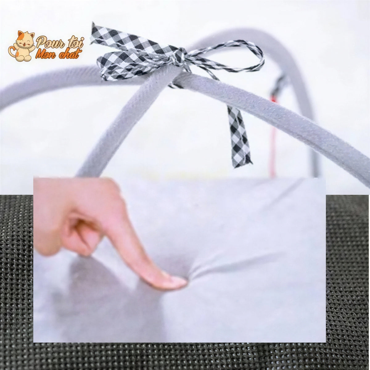 PANIER DE JEU LUDIQUE ET CONFORTABLE POUR CHAT - ARC4CAT™ Pour toi Mon chat