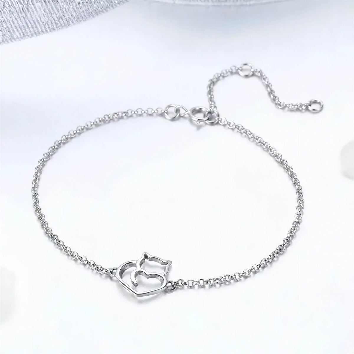 Cadeau pour Fan de Chat Style Bracelet Ajustable Pour toi Mon chat