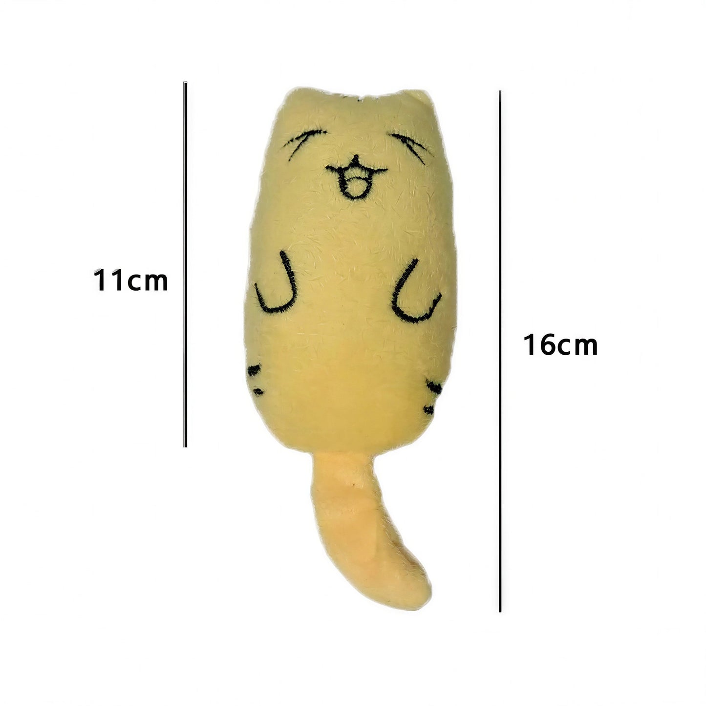 Jouet en peluche pouvant être garni d’herbe à chat - MonDoudouChat™ Pour toi Mon chat