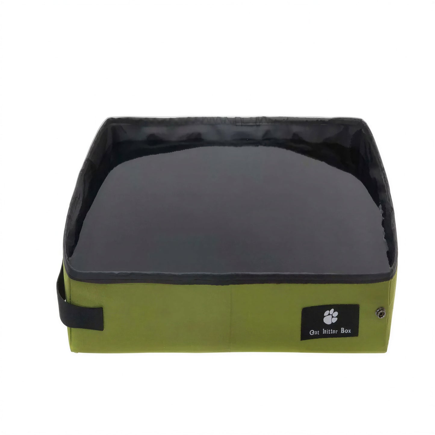 Bac à litière simple et pliable en tissu oxford pour chat Pour toi Mon chat