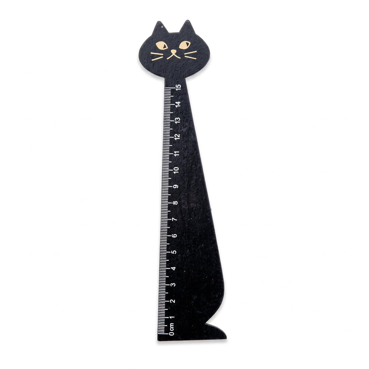 Règle droite en forme de chat mignon en bois Pour toi Mon chat