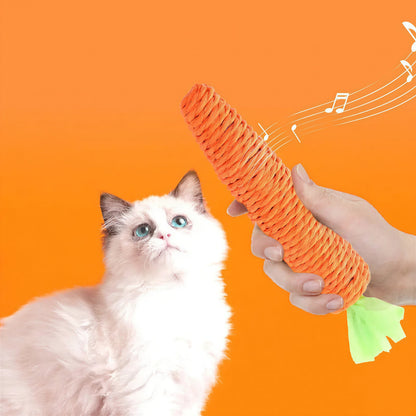 Jouet carotte à mâcher pour chats Pour toi Mon chat