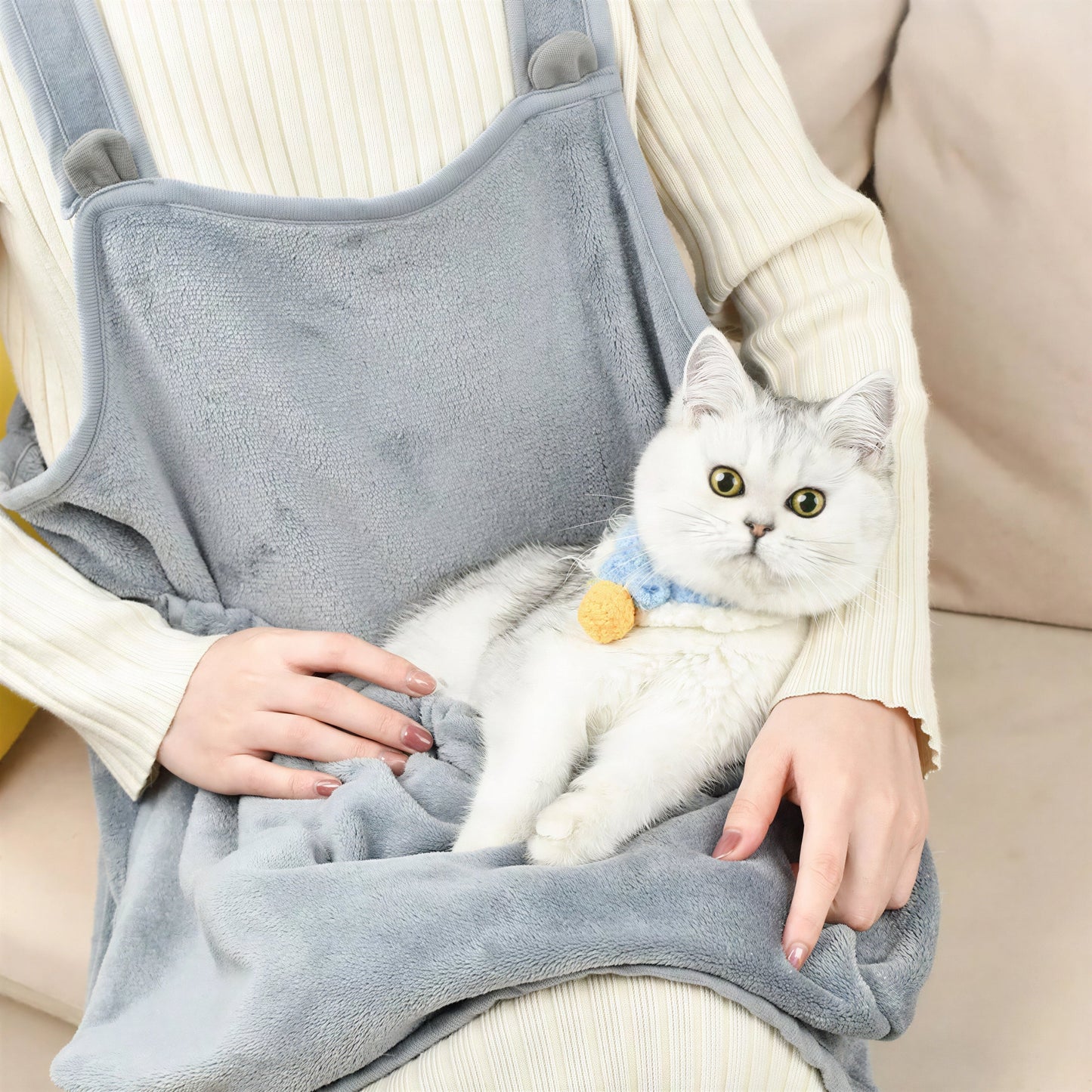 Tablier de transport de chat Pour toi Mon chat