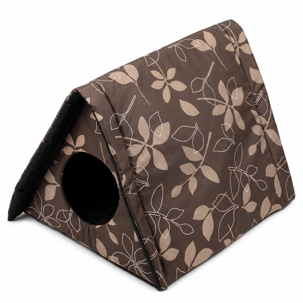 Cabane pour Chat Extérieur Triangulaire avec Imprimé Pour toi Mon chat