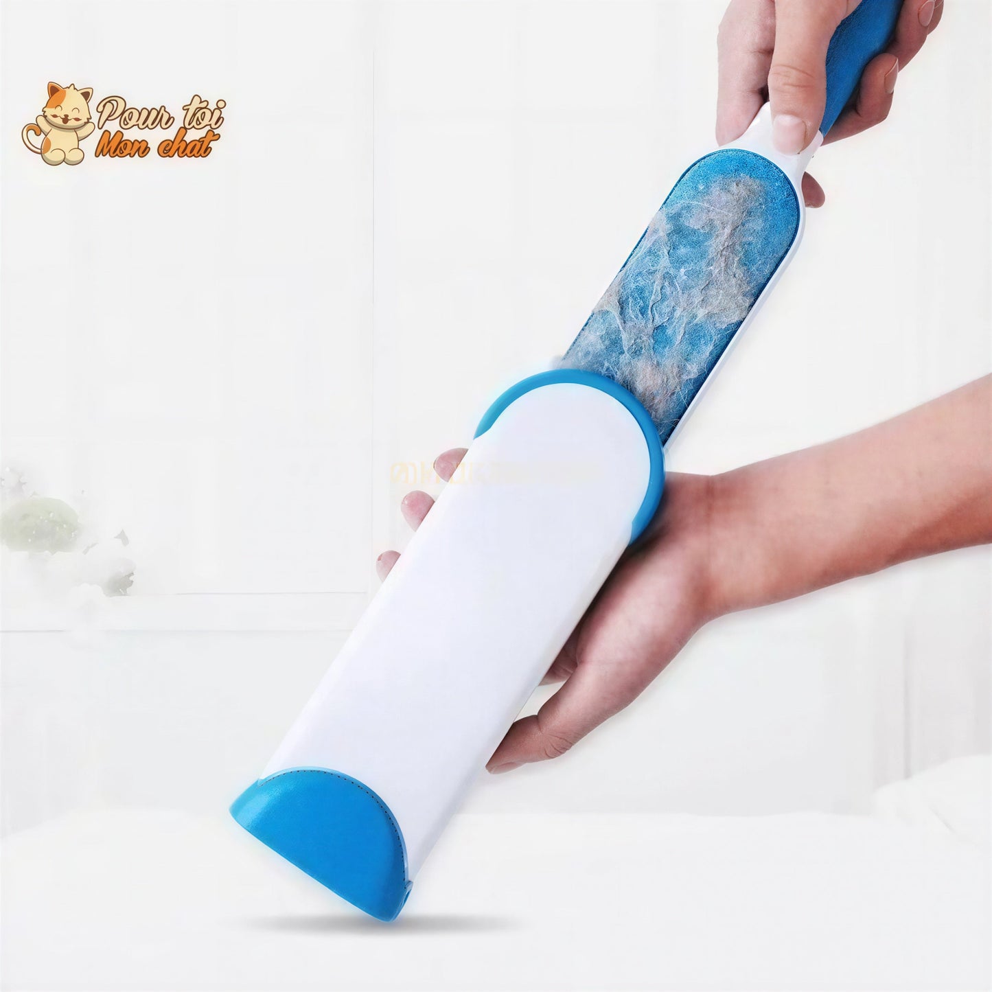 Brosse à poils pour Chat sur Vêtement et Canapé - Chat'Brosse'Tout™ Pour toi Mon chat
