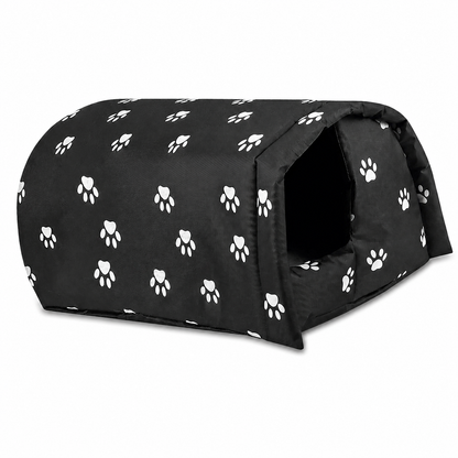 Cabane pour Chat Extérieur Chaude et Imperméable Pour toi Mon chat