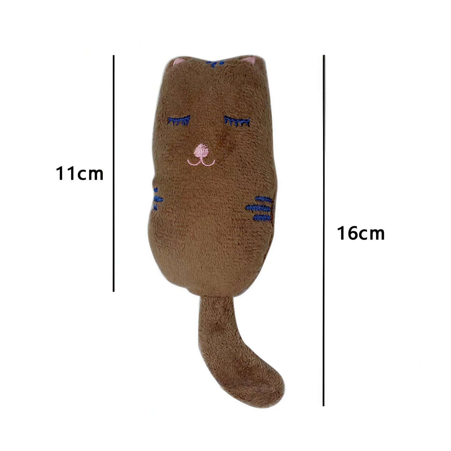 Jouet en peluche pouvant être garni d’herbe à chat - MonDoudouChat™ Pour toi Mon chat