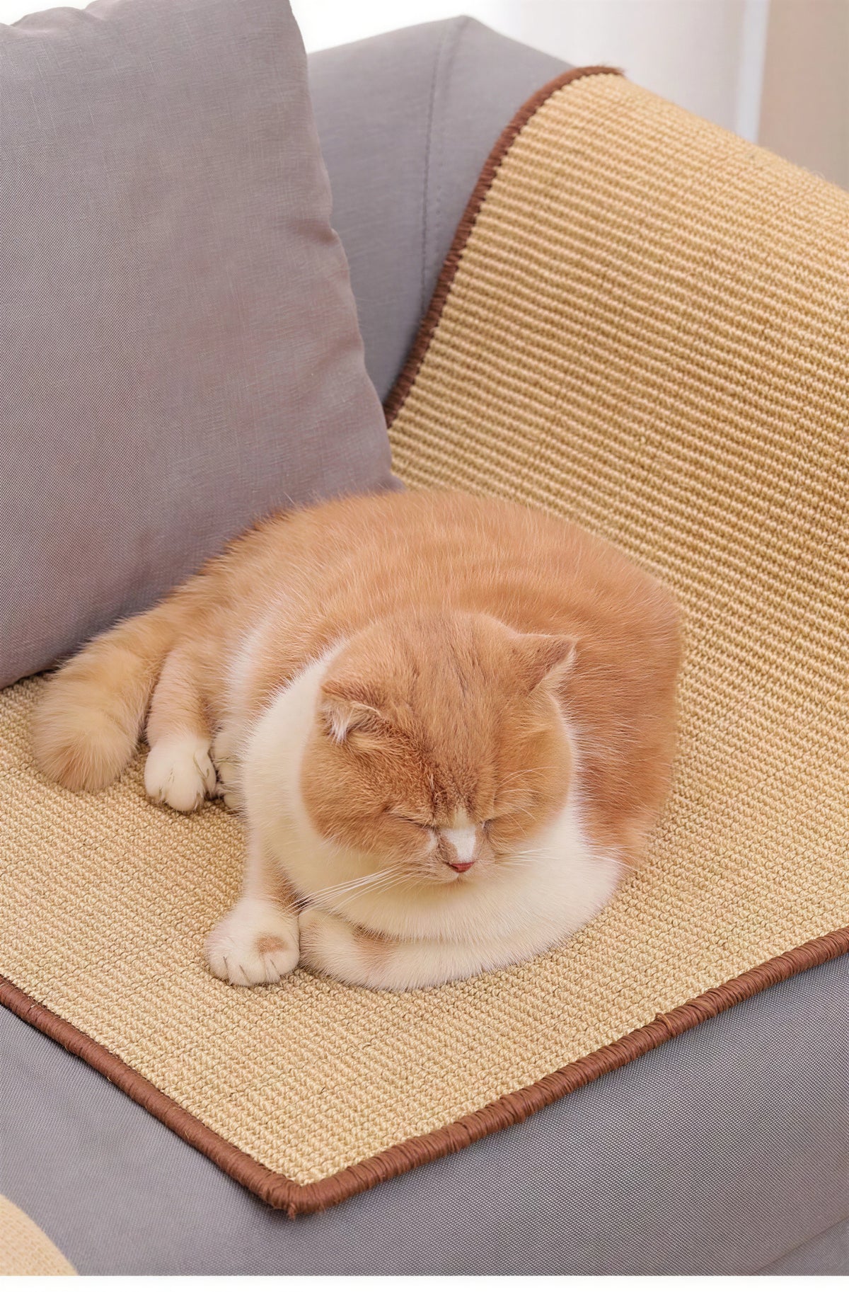 Grattoir et tapis de protection pour canapé pour chat - vue 4