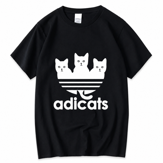 T-shirt col rond avec trois chatons pour homme Pour toi Mon chat