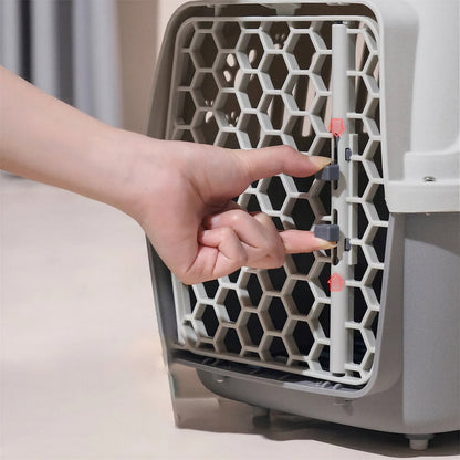 Boîte de transport respirante et durable en plastique pour chat Pour toi Mon chat