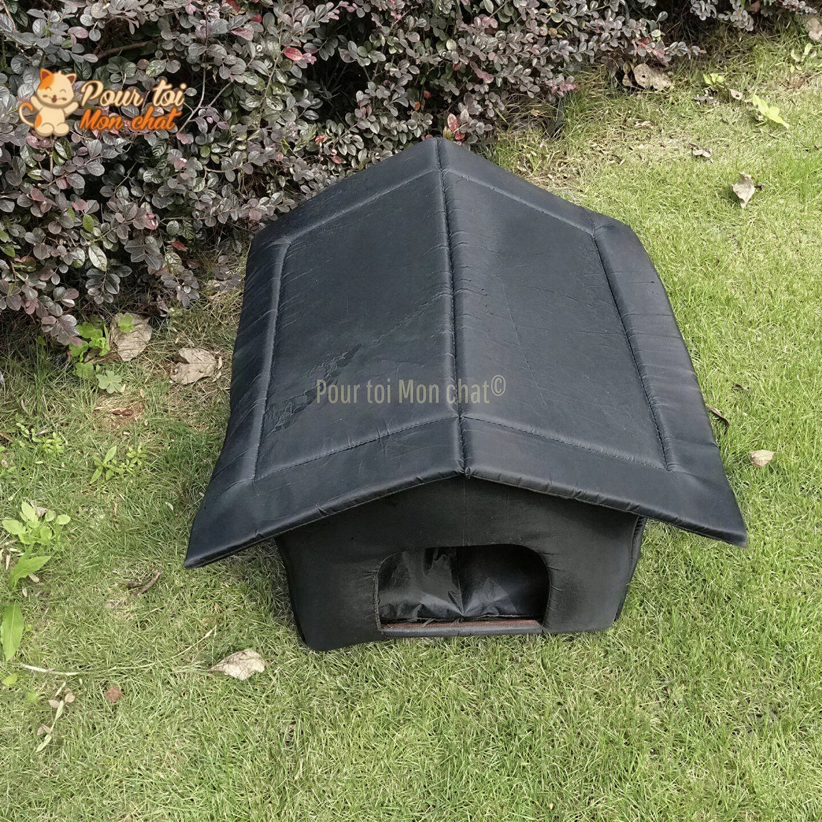 MAISON ÉTANCHE POUR CHAT D’EXTÉRIEUR - CABANE4CAT™ Pour toi Mon chat