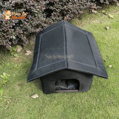 MAISON ÉTANCHE POUR CHAT D’EXTÉRIEUR - CABANE4CAT™ Pour toi Mon chat