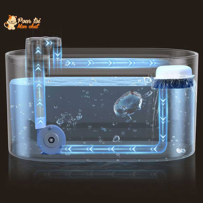 Fontaine d'eau automatique ultra-silencieuse pour chat Pour toi Mon chat
