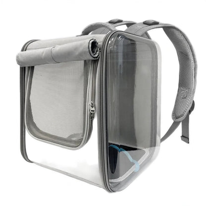 Sac à dos carré de transport spacieux pour chat Pour toi Mon chat