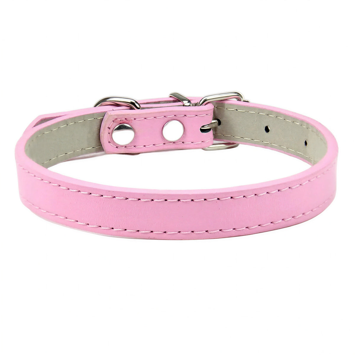 Collier en cuir souple et solide pour gros chat Pour toi Mon chat
