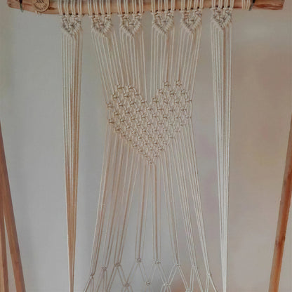 Hamac Pour Chat Blanc En Macramé Sans Coussin - vue 5