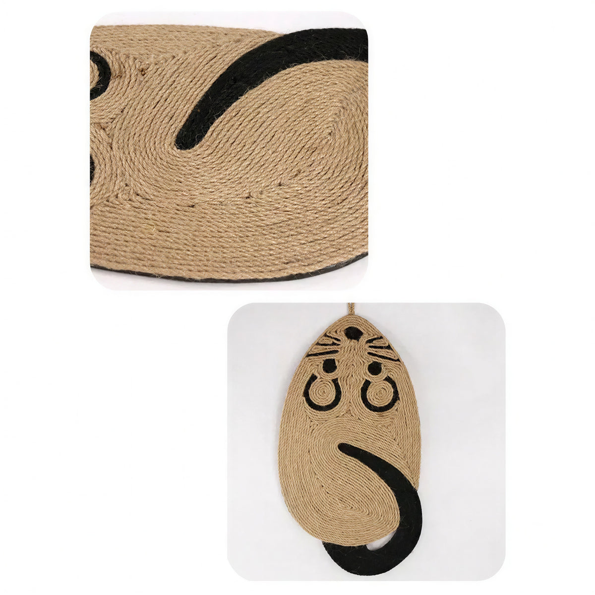 Planche à gratter en design de souris en papier ondulé pour chaton - vue 3