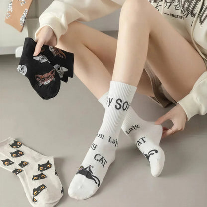 Cadeau Fan De Chat Chaussettes Chat Pour toi Mon chat
