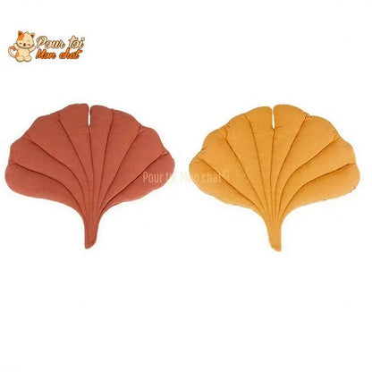 TAPIS, LIT, COUSSIN DOUX EN FORME DE FEUILLE POUR CHAT – FEUILL’À’CHAT™ Pour toi Mon chat