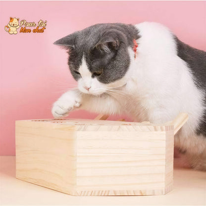 Jeu éducatif en bois - AttrapCat'™ Pour toi Mon chat