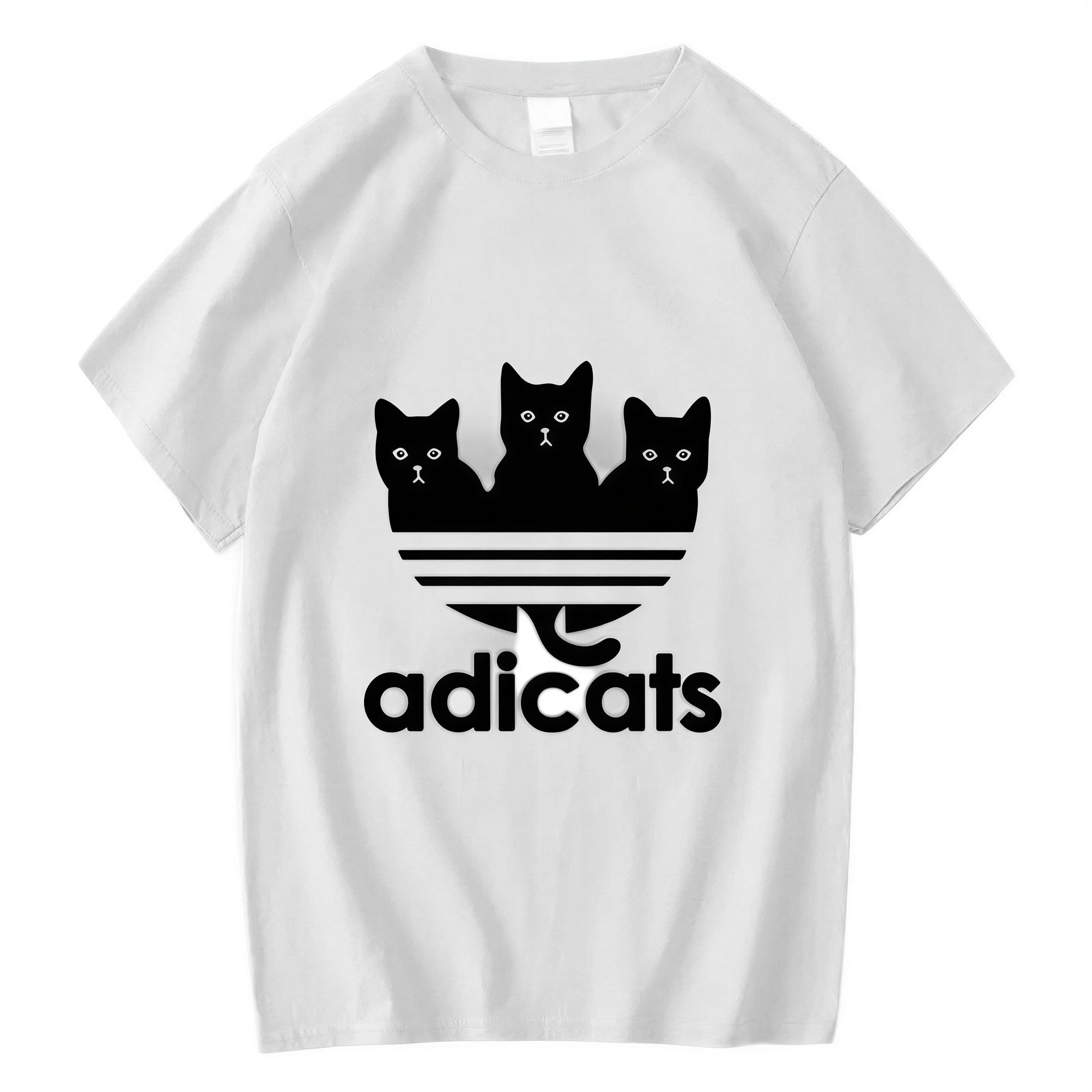 T-shirt col rond avec trois chatons pour homme Pour toi Mon chat