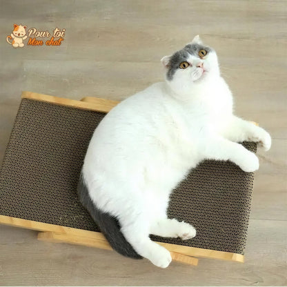 La planche à gratter 3 en 1 Griffoir, Lit, Jouet - pour Chat - Grat’Minou™ Pour toi Mon chat