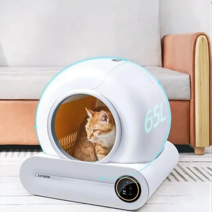 Litière Automatique et Connectée avec Application Pour toi Mon chat