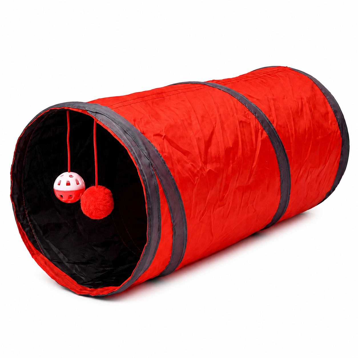 Tube de jeu pliable à deux trous pour chaton Pour toi Mon chat