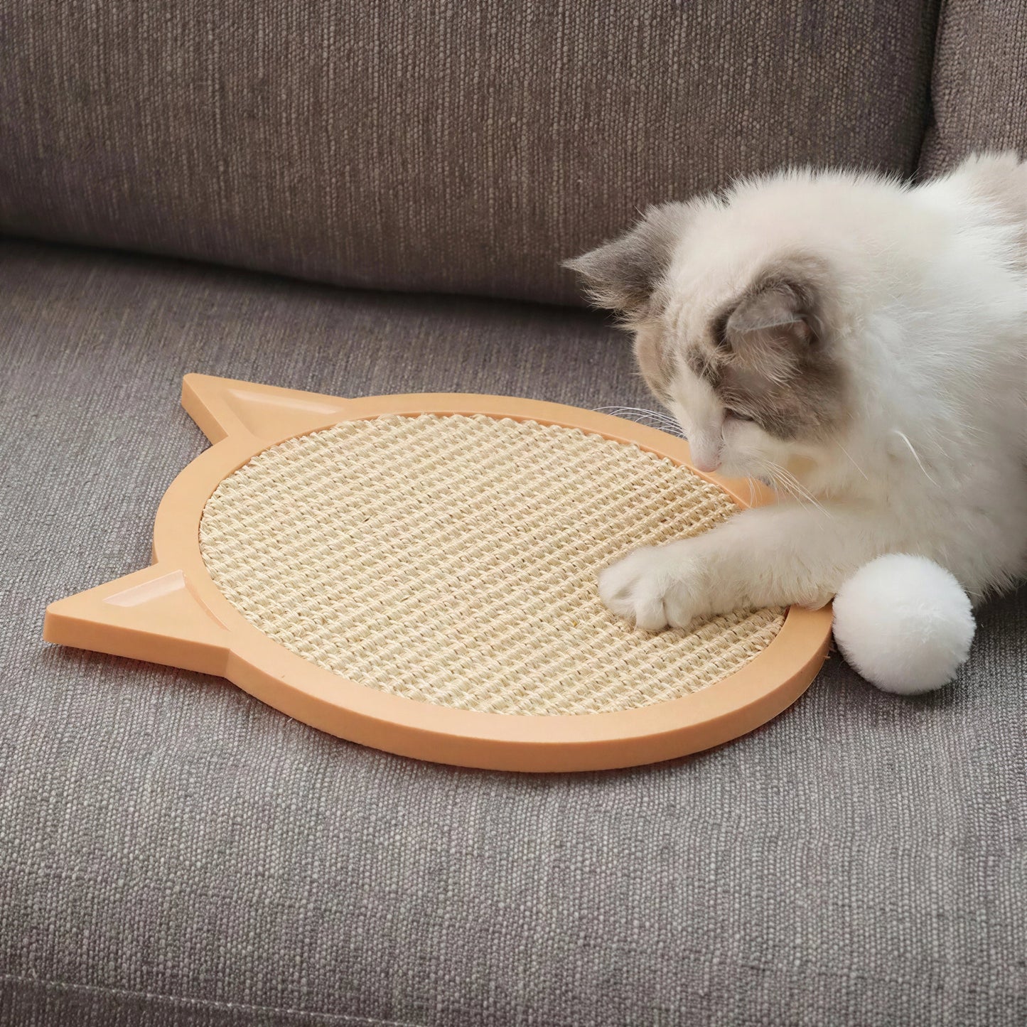 Grattoir à ongles en papier ondulé pour chat Pour toi Mon chat