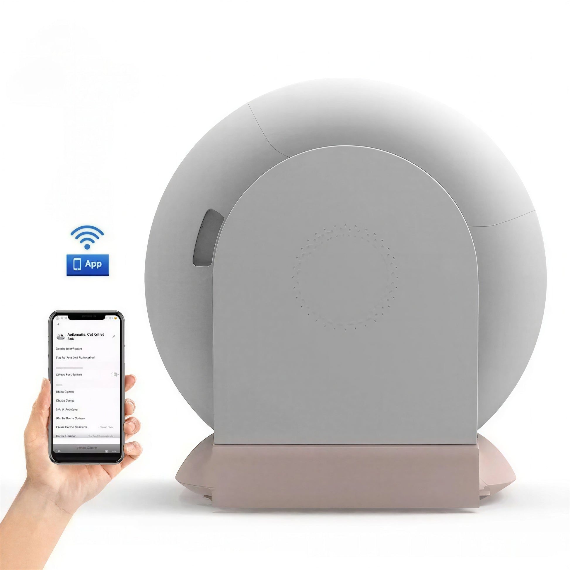 Litière Automatique Fermée Contrôlable par Application - vue 4
