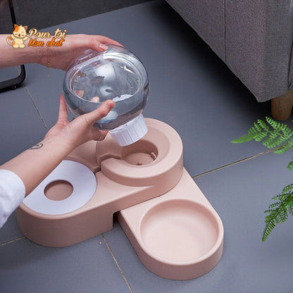 Distributeur d'Eau pour Chat 2 en 1 - Districat™ Pour toi Mon chat