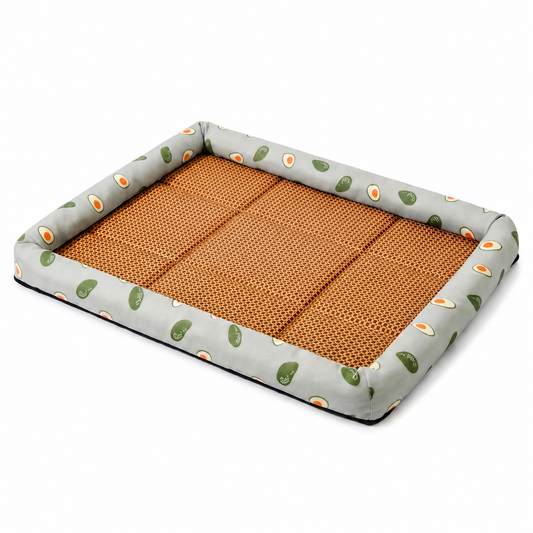 Tapis Rafraichissant Chat En Rotin Respirant Pour toi Mon chat