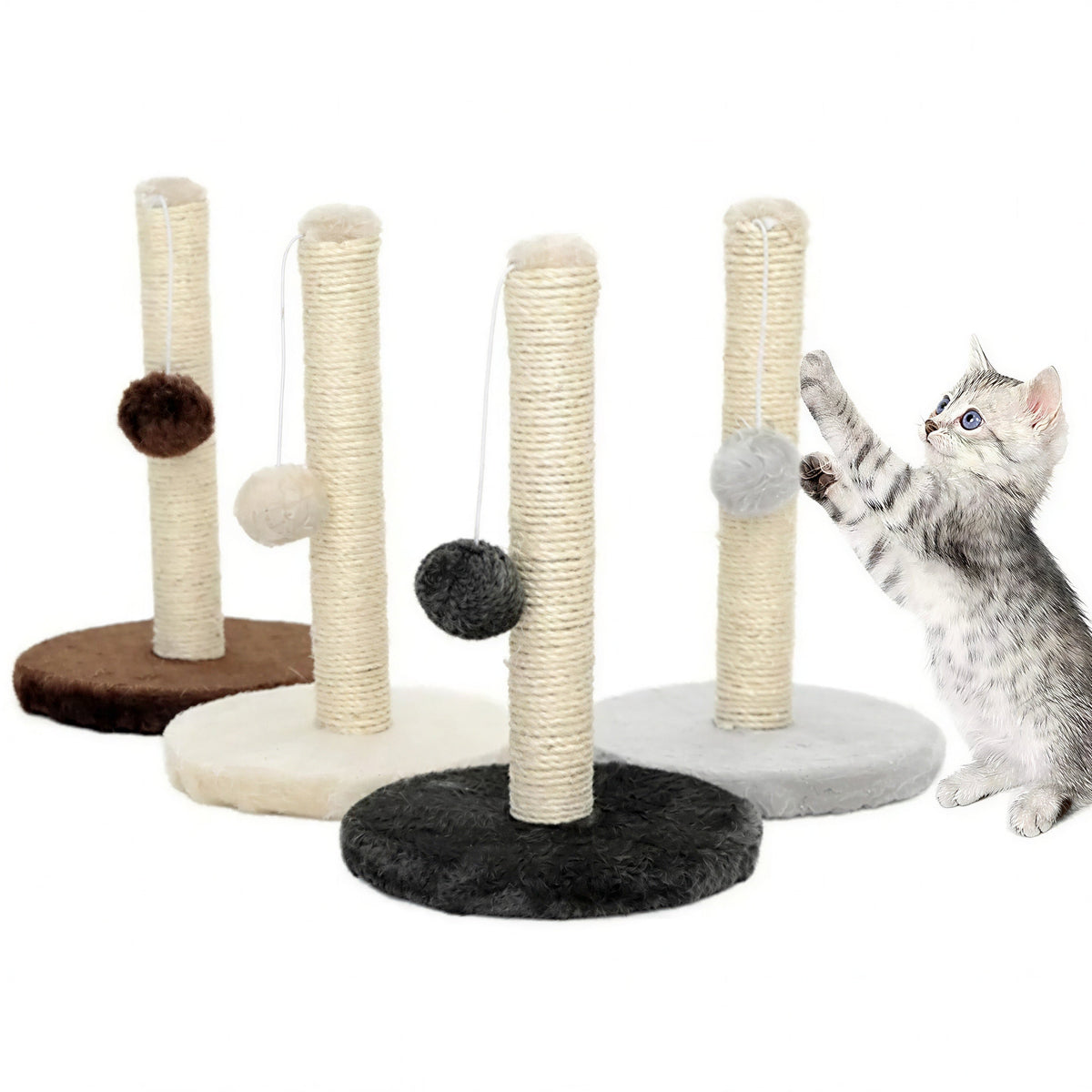 Tour de saut pour chat avec corde en sisal Pour toi Mon chat