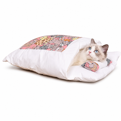 Sac de couchage, housse de lit - pour chat Pour toi Mon chat