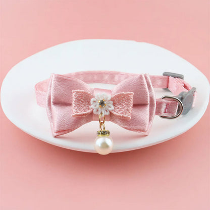 Collier avec gros nœud papillon pour gros chat Pour toi Mon chat