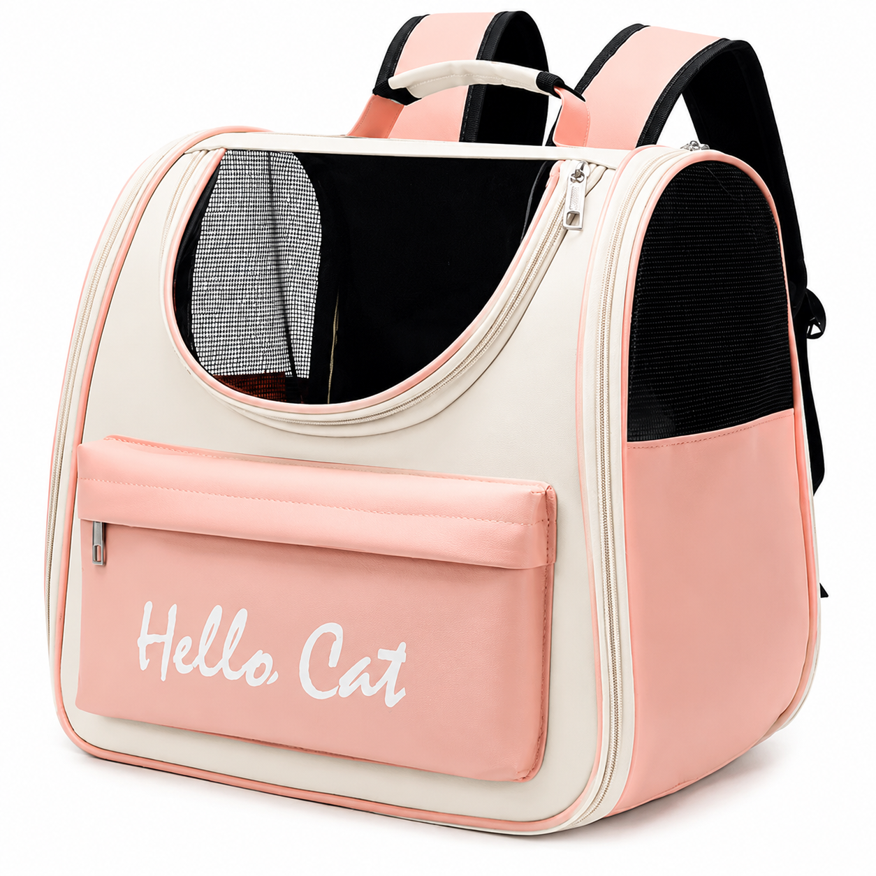 Sac de transport respirant pour chat Pour toi Mon chat