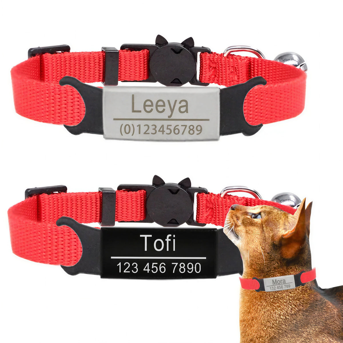 Collier à graver personnalisé pour chaton Pour toi Mon chat