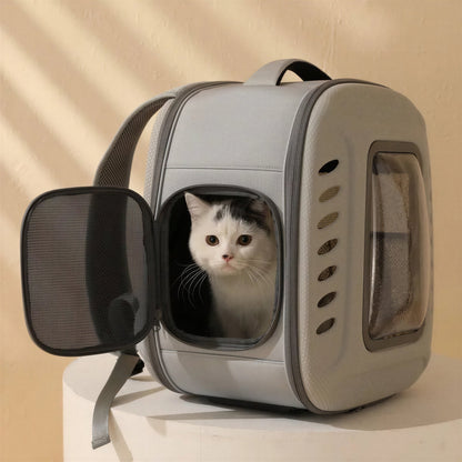 Sac à dos respirant et pliable pour chat Pour toi Mon chat