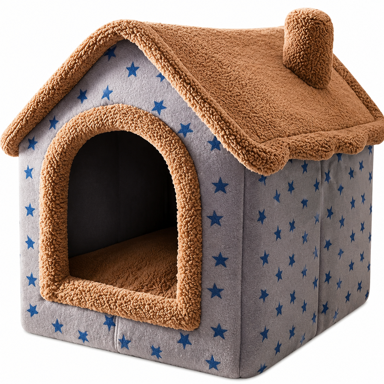 PETITE MAISON EN PELUCHE POUR CHAT – TOITpourCHAT™ Pour toi Mon chat