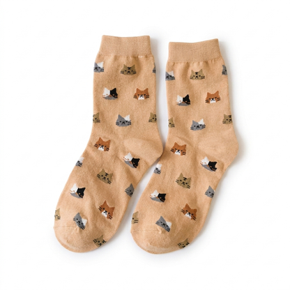 Cadeau Fan De Chat Chaussettes Chaude En Coton Pour toi Mon chat