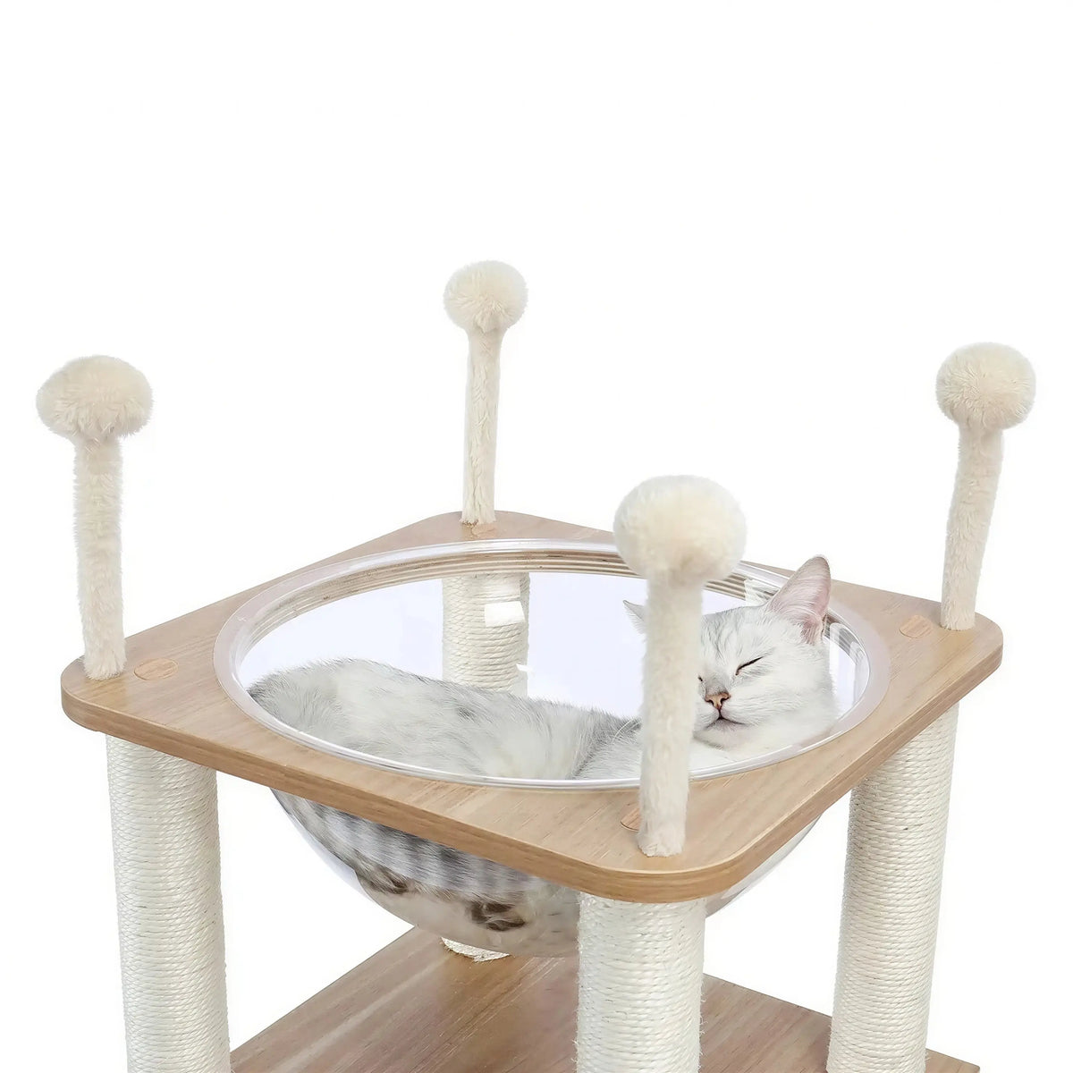 Arbre à chat XXL en sisal à plusieurs niveaux Pour toi Mon chat
