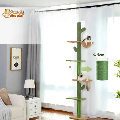 Arbre à chat cactus à cinq niveaux Pour toi Mon chat